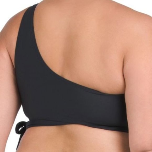 La Blanca NWT Sz 18W Plus One Shoulder Swimsuit Top - Picture 6 of 6